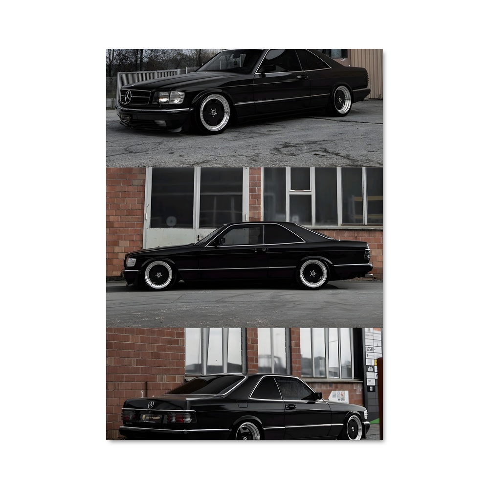 Poster sec lumineux – affiche Mercedes